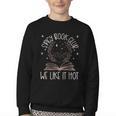 Spicy Book Club Dark Romance Lover Of Spicy Bookish Merch Youth Crewneck Sweatshirt
