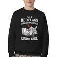 Spicy Book Reader Morally Gray Dark Romance Bookish Youth Crewneck Sweatshirt