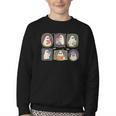 Spooky Teacher Halloween Ghost Reading Book Trick Or Treat Youth Crewneck Sweatshirt Spooky Teacher Halloween Ghost Reading Book Trick Or Treat Youth Crewneck Sweatshirt