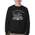 Support Your Local Library Book Reading Books Youth Crewneck Sweatshirt