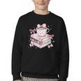 Teacher Valentine's Day All Booked For Valentines Reading Youth Crewneck Sweatshirt Teacher Valentine's Day All Booked For Valentines Reading Youth Crewneck Sweatshirt