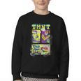 Teenage Mutant Ninja Turtles Retro Neon Comic Book Panels Youth Crewneck Sweatshirt Teenage Mutant Ninja Turtles Retro Neon Comic Book Panels Youth Crewneck Sweatshirt
