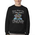 That’s What I Do Pet Cats Read Books Forget Things Flower Youth Crewneck Sweatshirt
