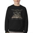That's What I Do I Read Books And Know Things Bookworm Women Youth Crewneck Sweatshirt