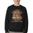 That’s What I Do I Read Books Reading Bookworm Reader Youth Crewneck Sweatshirt That’s What I Do I Read Books Reading Bookworm Reader Youth Crewneck Sweatshirt