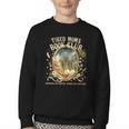 Tired Moms Book Club Cozy Night Coffee Reading Cat Youth Crewneck Sweatshirt Tired Moms Book Club Cozy Night Coffee Reading Cat Youth Crewneck Sweatshirt