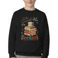 Tis The Season To Be Bookish Christmas Seasons Book Readings Youth Crewneck Sweatshirt Tis The Season To Be Bookish Christmas Seasons Book Readings Youth Crewneck Sweatshirt