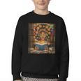 History Month Black Afro Girl Women Book Lovers Flower Youth Crewneck Sweatshirt History Month Black Afro Girl Women Book Lovers Flower Youth Crewneck Sweatshirt