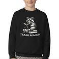 Trash Reader Book Reader Book Lover Book Reader Youth Crewneck Sweatshirt Trash Reader Book Reader Book Lover Book Reader Youth Crewneck Sweatshirt