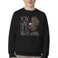 Trigger Warning Dark Romance Reader Smut Spicy Book Merch Youth Crewneck Sweatshirt Trigger Warning Dark Romance Reader Smut Spicy Book Merch Youth Crewneck Sweatshirt