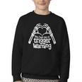 You Had Me At Trigger Warning Skeleton Book Reading Lover Youth Crewneck Sweatshirt You Had Me At Trigger Warning Skeleton Book Reading Lover Youth Crewneck Sweatshirt