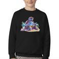 Turtle Wearing Sunglasses Reading A Book On The Beach Summer Youth Crewneck Sweatshirt Turtle Wearing Sunglasses Reading A Book On The Beach Summer Youth Crewneck Sweatshirt