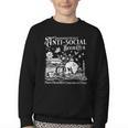 Unapologetically Anti Social Book Club Introvert Reader Youth Crewneck Sweatshirt Unapologetically Anti Social Book Club Introvert Reader Youth Crewneck Sweatshirt