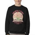 Unearth a Story 2026 Summer Reading Program Flowers Book Youth Crewneck Sweatshirt