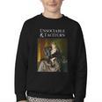 Unsociable And Taciturn Jane Austin Quote Book Classic Lit Youth Crewneck Sweatshirt