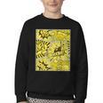 Varsity-Gold Yellow Comic Book University Varsity-Gold Youth Crewneck Sweatshirt Varsity-Gold Yellow Comic Book University Varsity-Gold Youth Crewneck Sweatshirt
