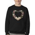 Vintage Book Lover Valentine Heart Youth Crewneck Sweatshirt Vintage Book Lover Valentine Heart Youth Crewneck Sweatshirt
