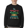 Vintage Librarian Book Reader Library Book Reading Youth Crewneck Sweatshirt