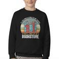 If You Walk A Mile In My Shoes You'Ll End Bookstore Reading Youth Crewneck Sweatshirt If You Walk A Mile In My Shoes You'Ll End Bookstore Reading Youth Crewneck Sweatshirt
