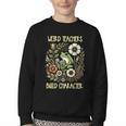 Weird Teachers Build Character Frog Reading Book Librarian Youth Crewneck Sweatshirt Weird Teachers Build Character Frog Reading Book Librarian Youth Crewneck Sweatshirt