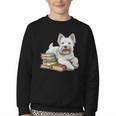 West Highland Terrier Books Dog Breed Westie For Men Women Kids Youth Crewneck Sweatshirt