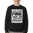 What's More Punk Than The Public Library Book Lover Youth Crewneck Sweatshirt