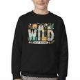 Wild About Reading Bookworm Book Reader Zoo Animals Youth Crewneck Sweatshirt Wild About Reading Bookworm Book Reader Zoo Animals Youth Crewneck Sweatshirt