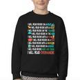I Will Read Books On A Boat & Everywhere Reading Book Youth Crewneck Sweatshirt