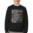 I Will Read Books On A Boat & Everywhere Reading Kids Book Youth Crewneck Sweatshirt I Will Read Books On A Boat & Everywhere Reading Kids Book Youth Crewneck Sweatshirt