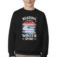 Winter Reading Book Bookworm Winter Youth Crewneck Sweatshirt Winter Reading Book Bookworm Winter Youth Crewneck Sweatshirt