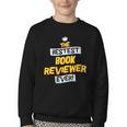 Women's Best Book Reviewer Critic Job Occupation Youth Crewneck Sweatshirt
