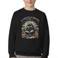 In A World Full Of Bookworms Be A Book Raven Reader Reading Youth Crewneck Sweatshirt