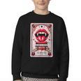 Yes Sir The Good-Girl The Good-Girl Tarot Card Smut Book Youth Crewneck Sweatshirt