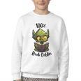 100 Book Goblin Cute Book Reader And Library Lover Youth Crewneck Sweatshirt