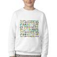 100 Days In The Books English Reading Teacher 100th Day Kids Youth Crewneck Sweatshirt