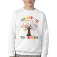100 Days In The Books Reading Teacher 100th Day Of School Premium Youth Crewneck Sweatshirt