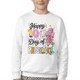 100th Day Of School Teacher Books 100 Days Of Preschool Girl Youth Crewneck Sweatshirt
