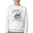 14th Birthday Girls Chapter 14 Its My Birthday Book Lover Youth Crewneck Sweatshirt