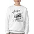39th Birthday Women Book Lovers Chapter 39 Its My Birthday Youth Crewneck Sweatshirt
