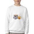 67 Read Every Night Quote For Book Lovers &Coffee Fans Youth Crewneck Sweatshirt 67 Read Every Night Quote For Book Lovers &Coffee Fans Youth Crewneck Sweatshirt