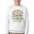 Abibliophobia Wildflower Reading Bookworm Book Reader Youth Crewneck Sweatshirt