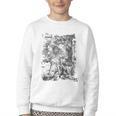 Apocalypse St John Devours The Book 1498 DüRer Angels Youth Crewneck Sweatshirt Apocalypse St John Devours The Book 1498 DüRer Angels Youth Crewneck Sweatshirt