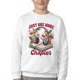Audiobook Lover Bookish Headphones Just One More Chapter Youth Crewneck Sweatshirt