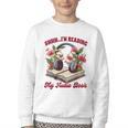 Audiobook Lover Bookish Shhh I'm Listening My Audio Book Youth Crewneck Sweatshirt Audiobook Lover Bookish Shhh I'm Listening My Audio Book Youth Crewneck Sweatshirt