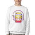 Audiobooks Are Books Too – Bookworm Nerd Reading Geek Youth Crewneck Sweatshirt