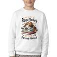 Basset Hound Dog Breed I Just Want To Read Books And Pet My Youth Crewneck Sweatshirt Basset Hound Dog Breed I Just Want To Read Books And Pet My Youth Crewneck Sweatshirt
