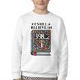 I Still Believe In 3982 Section Fairy Tale Book Lover Youth Crewneck Sweatshirt