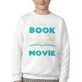 The Book Was Better Than The Movie Literary Library Bookworm Premium Tri-Blend Youth Crewneck Sweatshirt The Book Was Better Than The Movie Literary Library Bookworm Premium Tri-Blend Youth Crewneck Sweatshirt