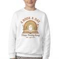 A Book A Day Keeps Reality Away Reading Youth Crewneck Sweatshirt