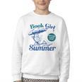 Book Girl Summer Bookish Beach Youth Crewneck Sweatshirt